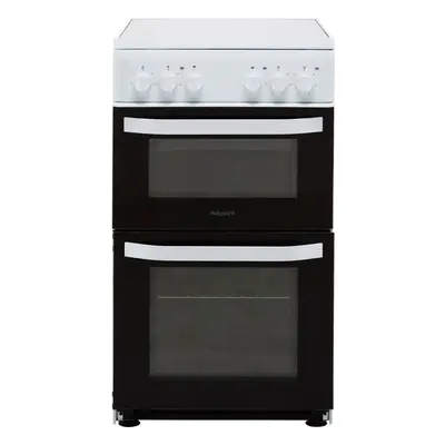 Hotpoint HD5V92KCW Freestanding cooker Electric Ceramic White