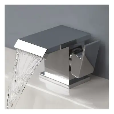 Truro Waterfall Basin Mono Mixer Tap & Pop Up Waste Chrome