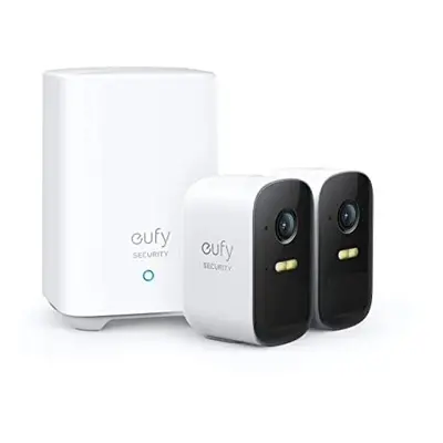 eufy Security, eufyCam 2C 2-Cam Kit, Security Camera Outdoor, Wireless Home Security System with