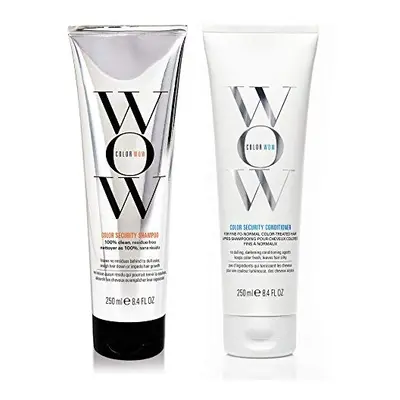 Color Wow Color Security Shampoo and Conditioner, Fine to Normal Hair, Duo Set, No Parabens, No 