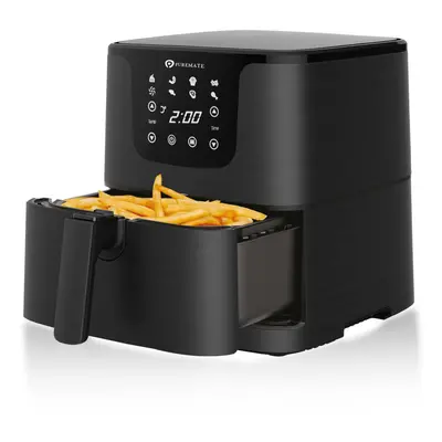 PureMate 5.5L Digital Air Fryer, Low Fat Oil Free - Timer & Preset Modes 1700W