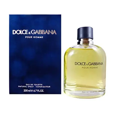 Dolce and Gabbana Eau de Toilette Spray for Men, 6.7 Ounce