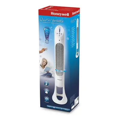 Honeywell QuietSet Tower Fan with Remote Control White