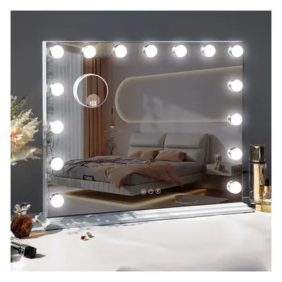 FENCHILIN 58x46cm Hollywood Vanity Mirror with Lights