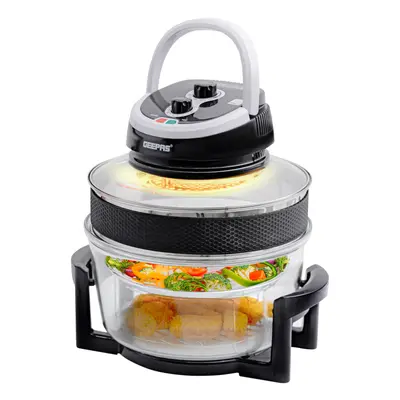 GEEPAS 1400W Turbo Halogen Oven | 17L Convection Oven Air Fryer