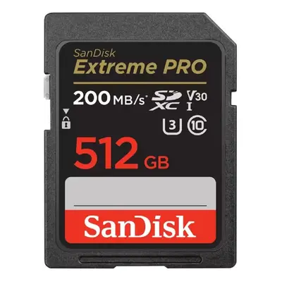 Sandisk SD Extreme Pro 200MB/s Flash Memory Card 512GB