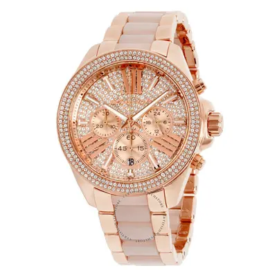 MICHAEL KORS MK6096 WREN CRYSTAL ROSE GOLD LADIES WATCH