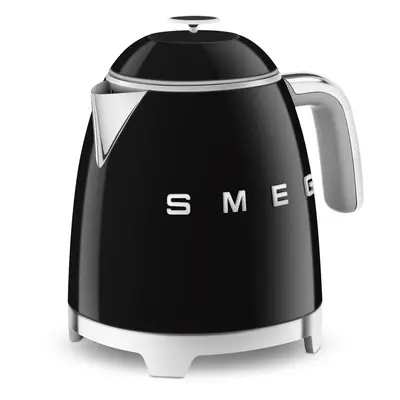 Smeg KLF05BLUK Retro Mini Kettle, Anti-Slip, 0.8 LBlack