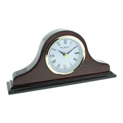 Wm.Widdop Napoleon Shaped Wooden Mantel Clock