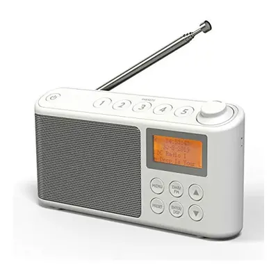 DAB/DAB+ & FM Radio, Mains and Battery Powered Portable DAB Radios Rechargeable Digital Radio wi