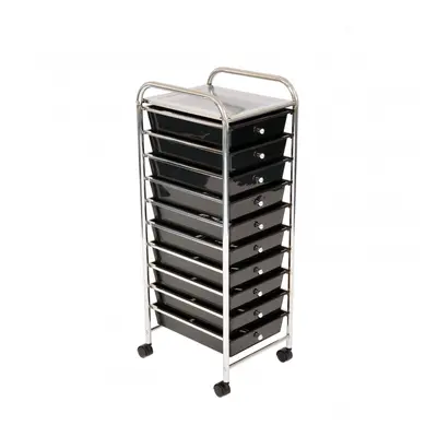 Oypla Drawer Storage Mobile Makeup Salon Trolley Portable Storage Organiser