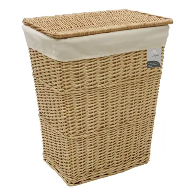 Acacia Rect Willow Laundry Basket- Honey