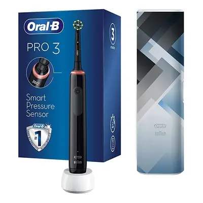 Oral B Pro 3500 Electric Rechargeable Toothbrush Head & Travel Case