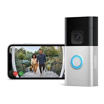 Ring Battery Video Doorbell Plus by Amazon | Wireless Video Doorbell Camera with 1536p HD Video,