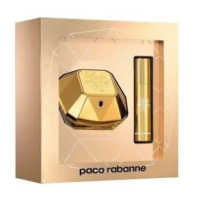 Paco Lady Million Pcs Set: 1.7 Eau De Parfum Spray + 0.33 Oz Eau De Parfum Spray