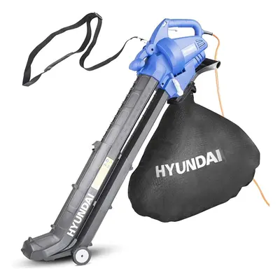 Hyundai in 3000W Electric Leaf Blower, 45L Bag, Vacuum & Shredder, Year Warranty, Lightweight & 