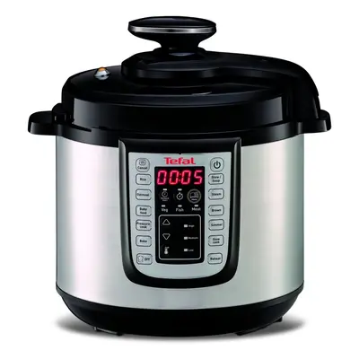 Tefal One CY505E40 Electric Pressure/Multi Cooker, Black/Stainless Steel