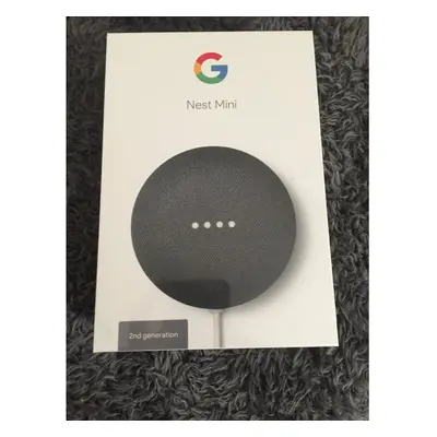 2nd Generation Google Nest Mini Smart Speaker - Charcoal