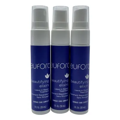 Eufora Beautifying Elixirs Leave in Repair Treatment OZ Set of