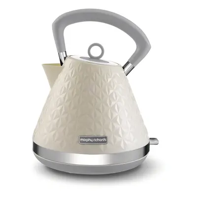 Morphy Richards Vector Pyramid Kettle Traditional Kettle Cream