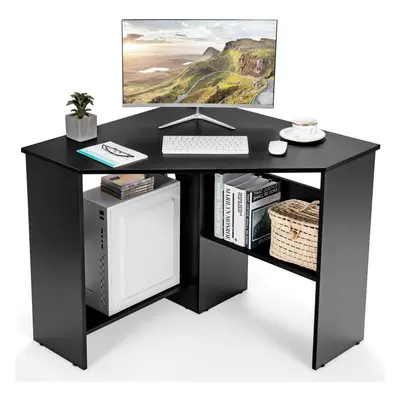 Home Office Computer Desk Corner Table Triangular Makeup Vanity Desk