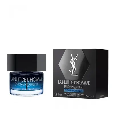 Ysl La Nuit De L'Homme Bleu Electrique 1.3 Eau De Toilette Spray For Men