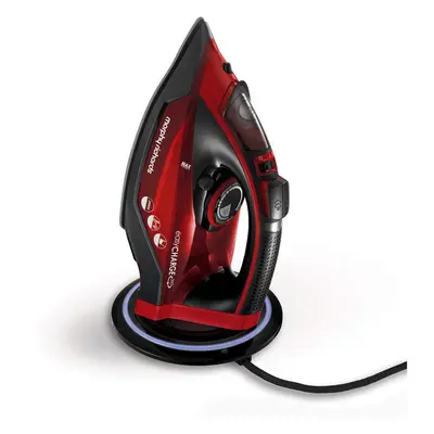 Morphy Richards Cordless Steam Iron easyCHARGE Cord-Free, W, Red/Black