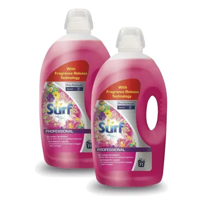 2x Surf Professional Tropical Lily & Ylang Laundry Liquid 5L Washes