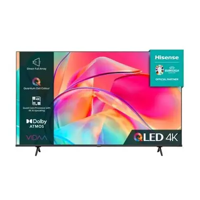 Hisense 50E7KQTUK 50" QLED 4K Ultra HD Smart TV - Black