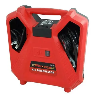 Portable Air Compressor 1100W Tyre Inflator Gauge 8pc (Genuine Neilsen CT4620)