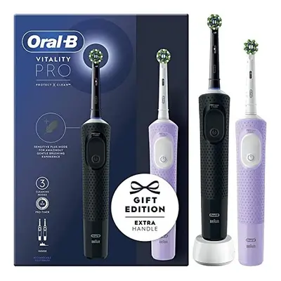 Oral-B Vitality Pro 2x Electric Toothbrushes, Toothbrush Heads, Brushing Modes Including Sensiti