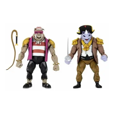 Pirate Bebop And Rocksteady (TMNT Turtles In Time) 2-pack 7" Action Figures