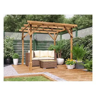 Wooden Pergola Utopia 2m x 2m Garden Structure - Dunster House