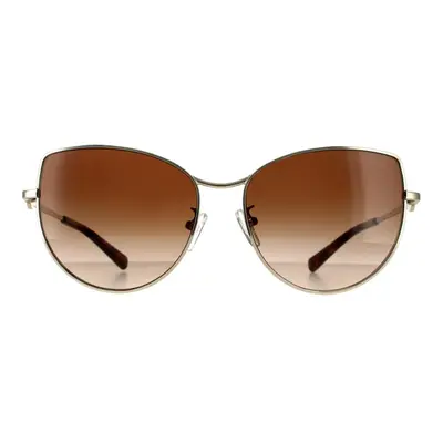 Michael Kors Sunglasses MK1062 Light Gold Brown Smoke Gradient