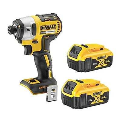 DEWALT DCF887N 18V BRUSHLESS Impact Driver x 5Ah Batteries DCB184