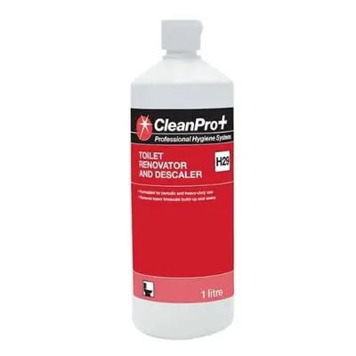 Clean Pro+ Professional Hygiene Systems Toilet Renovator and Descaler H29 Litre Case of