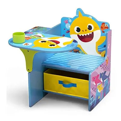 Baby Shark Chair Desk with Storage Bin - Ideal for Arts & Crafts, Snac