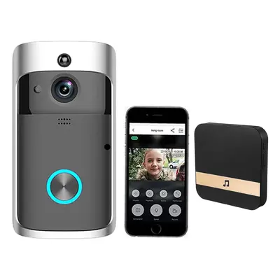 Video Doorbell Camera with Chime Wireless Smart Doorbell with Free Cloud Storage Remote Monitori