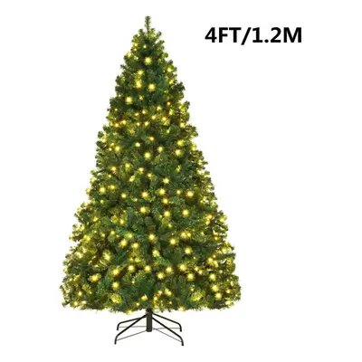 Christmas Tree Artificial 4ft LED Lights Xmas and Metal Stand