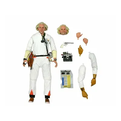 NECA Back to the Future Doc Brown (1985) Hazmat Suit 7" Action Figure