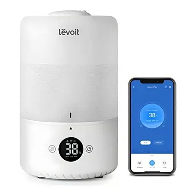 LEVOIT Humidifiers for Bedroom 3L, Top-Fill Cool Humidifier for Baby Room & Home, Smart Control 