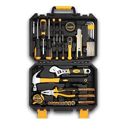 ToughHub Pcs Hand Tool Kit - Multi Purpose Household and DIY Tool Kit Box - Tool Organizer Inclu