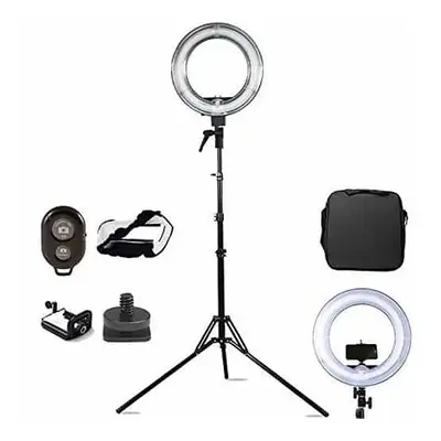 13.5" 45W 5500K Dimmable LED Ring Light Kit with Tripod Stand & Cellphone Holder for Photo YouTu