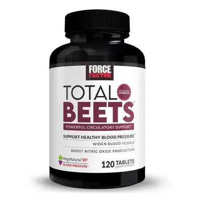 Total Beets Blood Pressure Support Supplement with Nitrates and Grapeseed Extract, Force Factor,