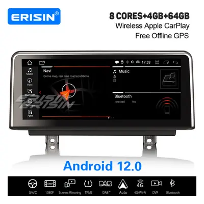 10.25" Sat Nav Android DAB+ Car Stereo CarPlay BMW 3er F30/31/34 M3 F80 4er F32/33/36 M4 F82