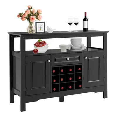 Modern Sideboard Cabinet Kitchen Cupboard Bottles Wine Display Rack