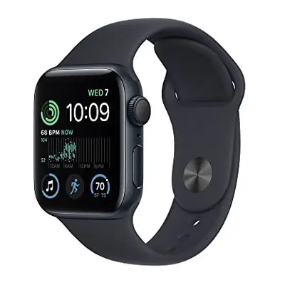 Apple Watch SE (2nd generation) (GPS, 40mm) Smart watch - Midnight Aluminium Case with Midnight 