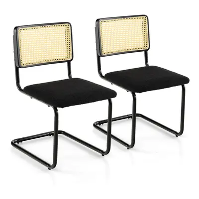 Rattan Dining Chairs Set of Upholstered Side Chairs Modern Chairs