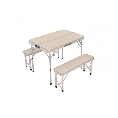 Oypla 3ft Folding Outdoor Camping Kitchen Work Top Table and Benches