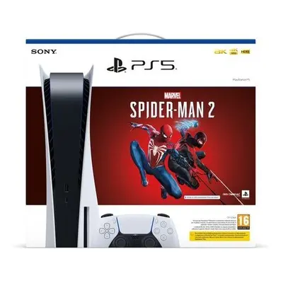 PS5 Console 825GB Standard + Marvels Spider-Man Bundle